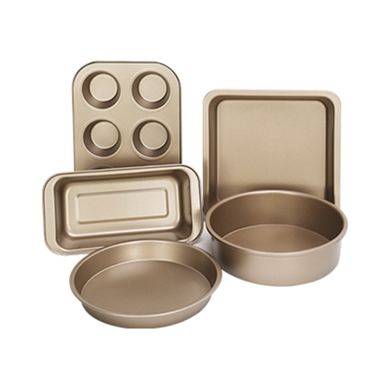 Cake Mold Carbon Steel Floss Base Cake Tools Toast Box Pizza Pan And Cup Square Baking Pan Baking Tool Set Item Picture