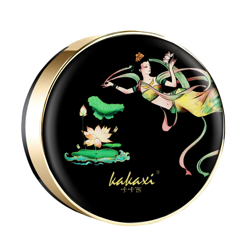 Double Air Cushion Powder 2-In-1 Permanent Setting Oil Control Concealer Dry And Wet Dual-Purpose Waterproof And Anti-Sweat Bb Cream Foundation Application Scenario