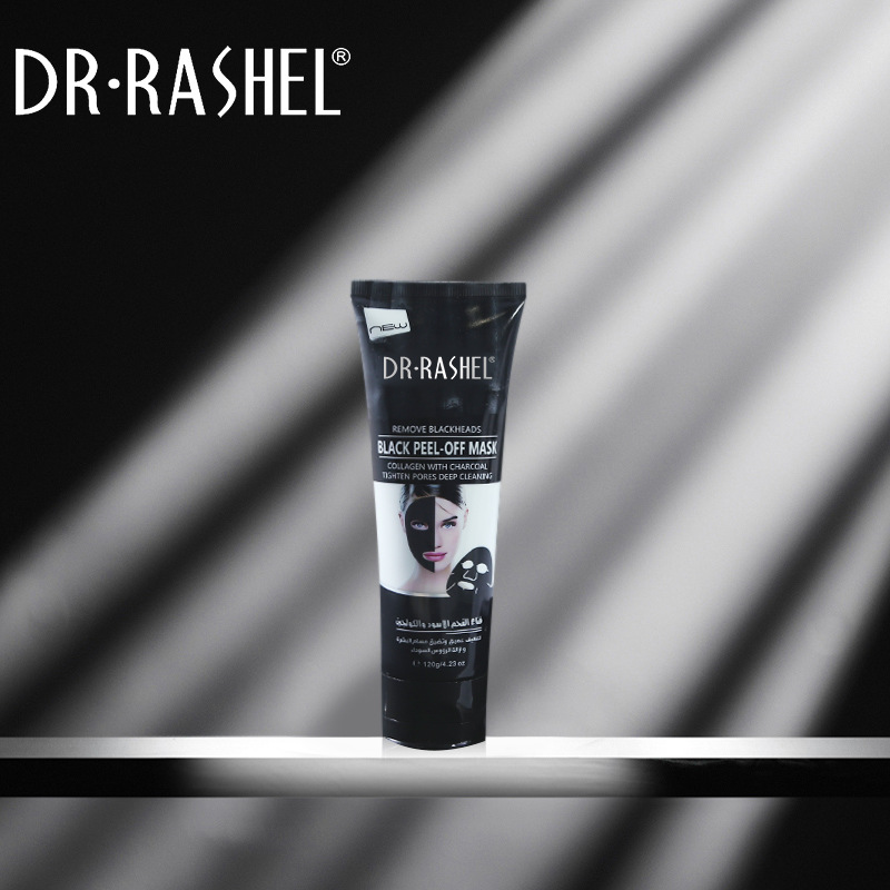 DRRASHEL新款竹炭去黑头焕白撕拉面膜批发补水保湿面膜 一件代发