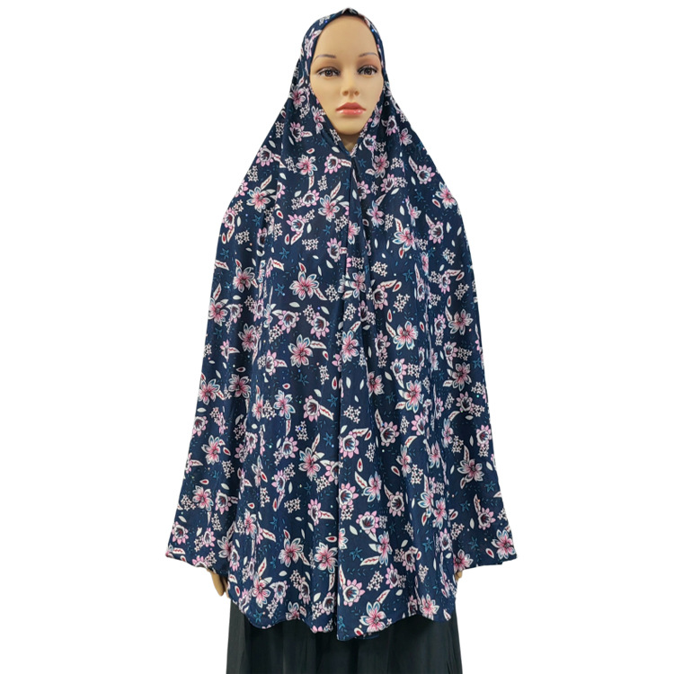 Hot Headscarf Large Size Casual New Malay Middle East American Floral Forest European And American Headscarf