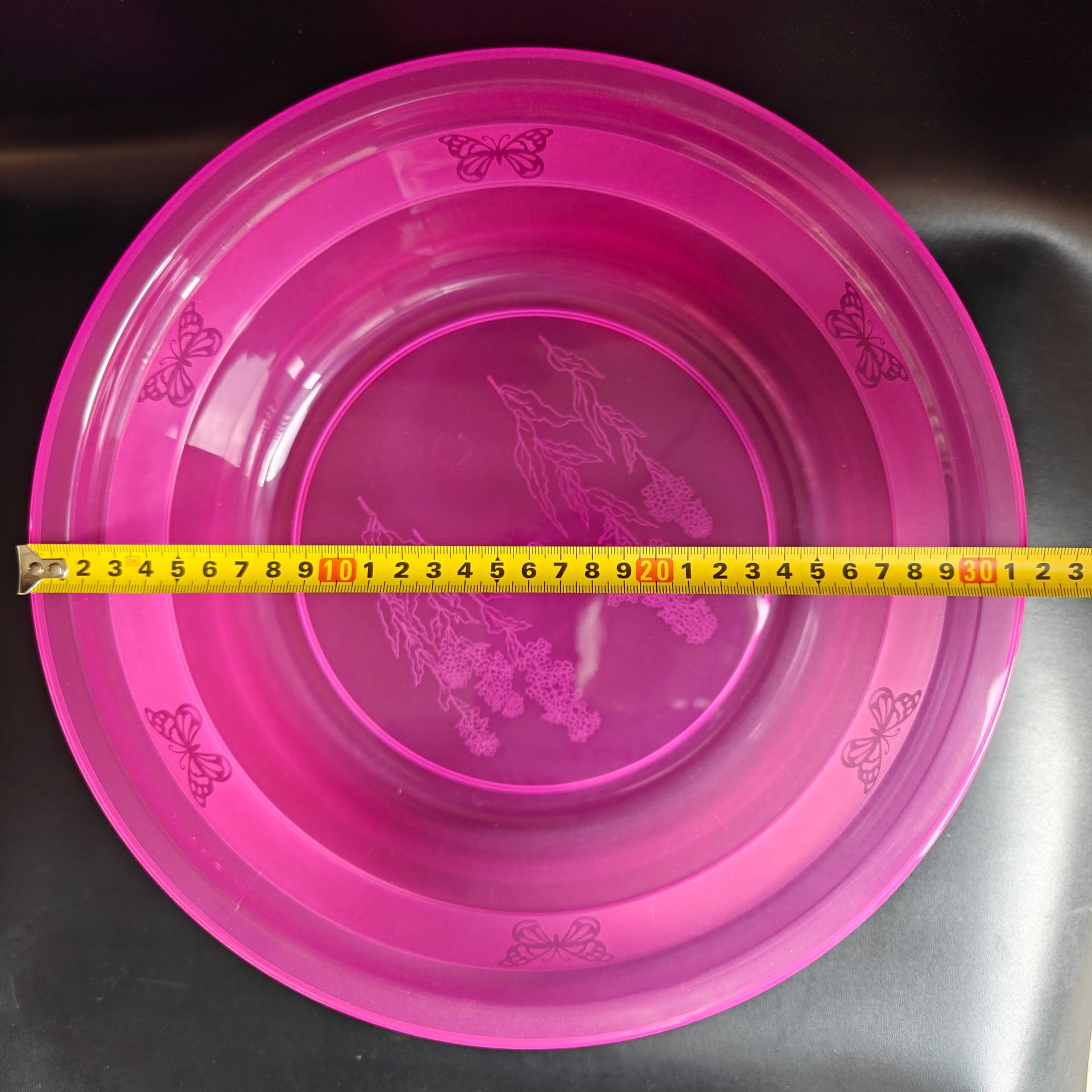 【 Zone 3-7 】32 Butterfly Basin 150 yuan per piece. 32 Butterfly basin, large plastic basin, transparent basin, vegetable and fruit washing basin, washing gift, washbasin, sales gift 2 yuan Application Scenario