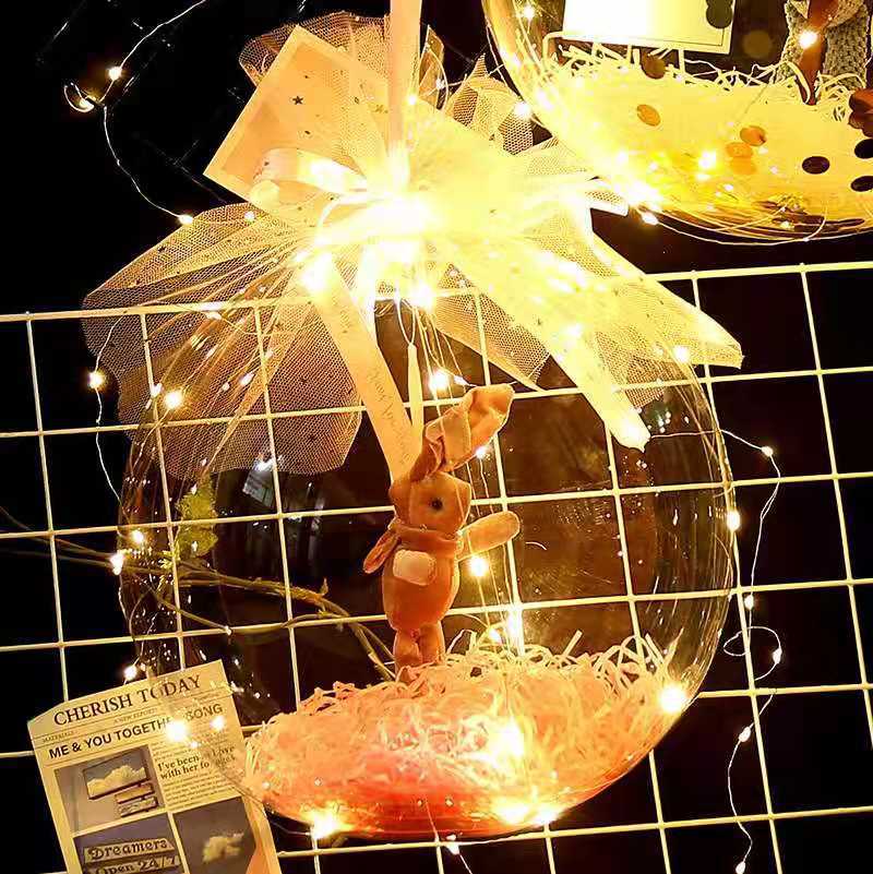 玩具地摊玩具网红手提波波球带灯花束玫瑰花波波球发光玩具气球夜市摆地摊玩具创意玩具小商品气球玩具一件代发详情图3