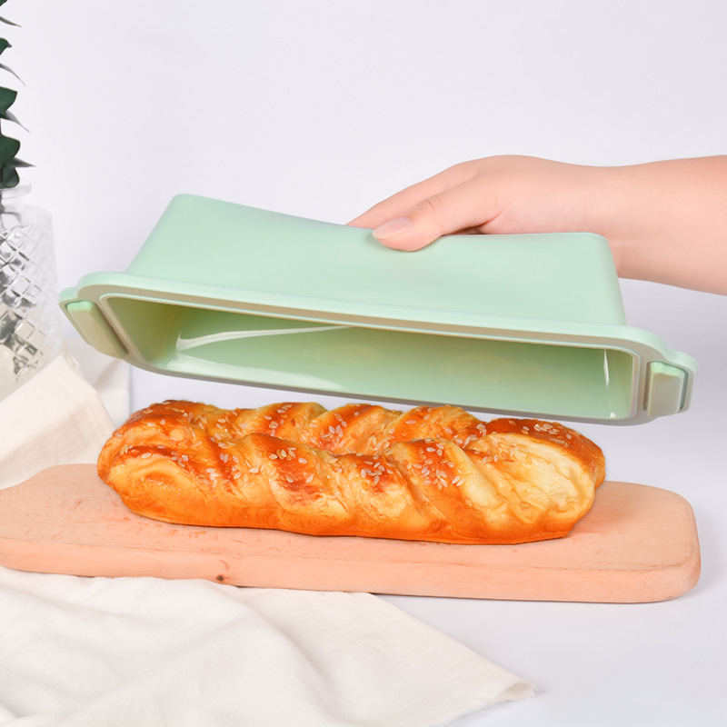 Three Letter Striped Rectangular Cake Silicone Mold With Framed French Toast Baking Pan Household Baking Tools Application Scenario