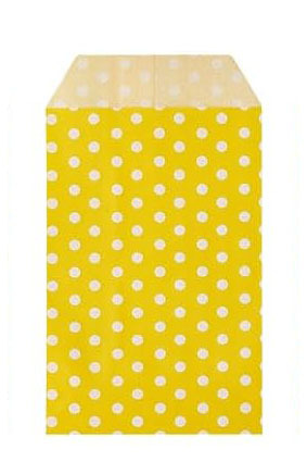 In stock: 8*15 cm, 100 yuan per pack, colorful polt-dot kraft paper bags, food bags, candy paper bags, US Amazon Application Scenario