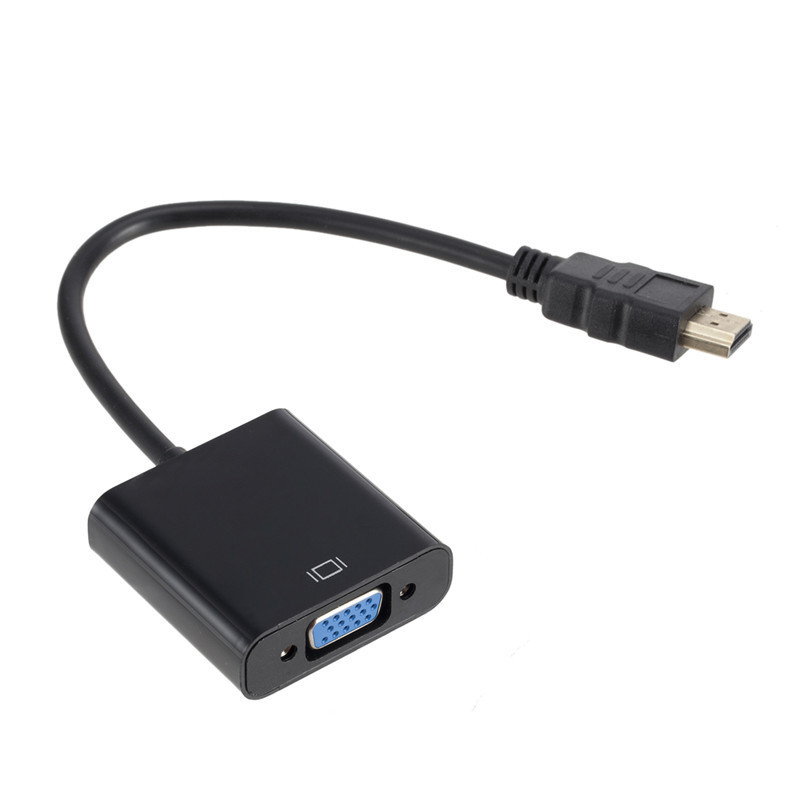 hdmi转vga转换器  HDMI TO VGA 连接线 高清1080p 机顶盒转显示器