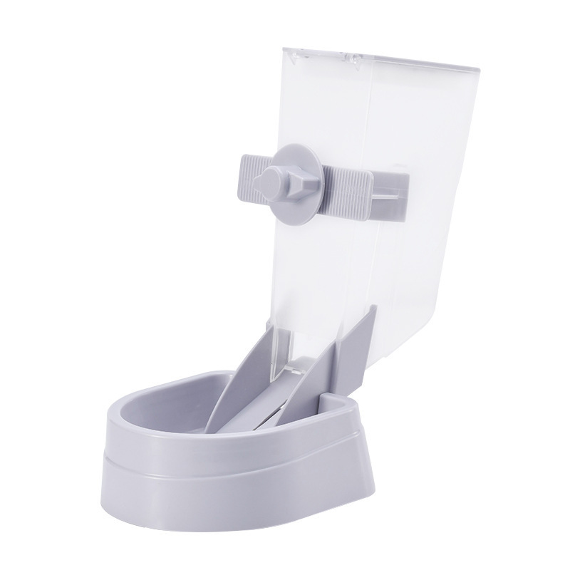 Pet automatic feeder, suspended cat and dog feeding machine, dog food, cat bowl, food basin, anti-tipping iron cage, hanging bowl Item Picture