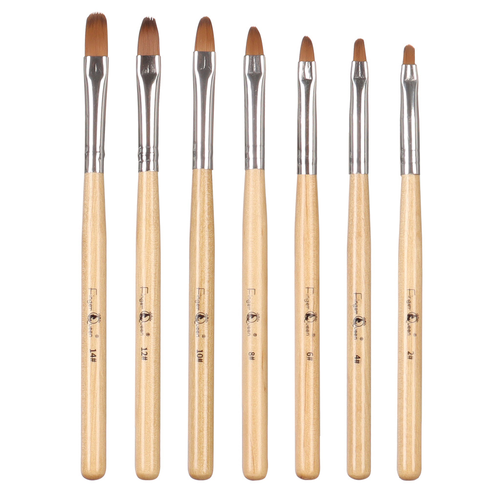 Nail Pen Painting Pen Set Of 7 Sets Of Professional Nail Pen Light Therapy Line Touch Nail Tools Wholesale Item Picture
