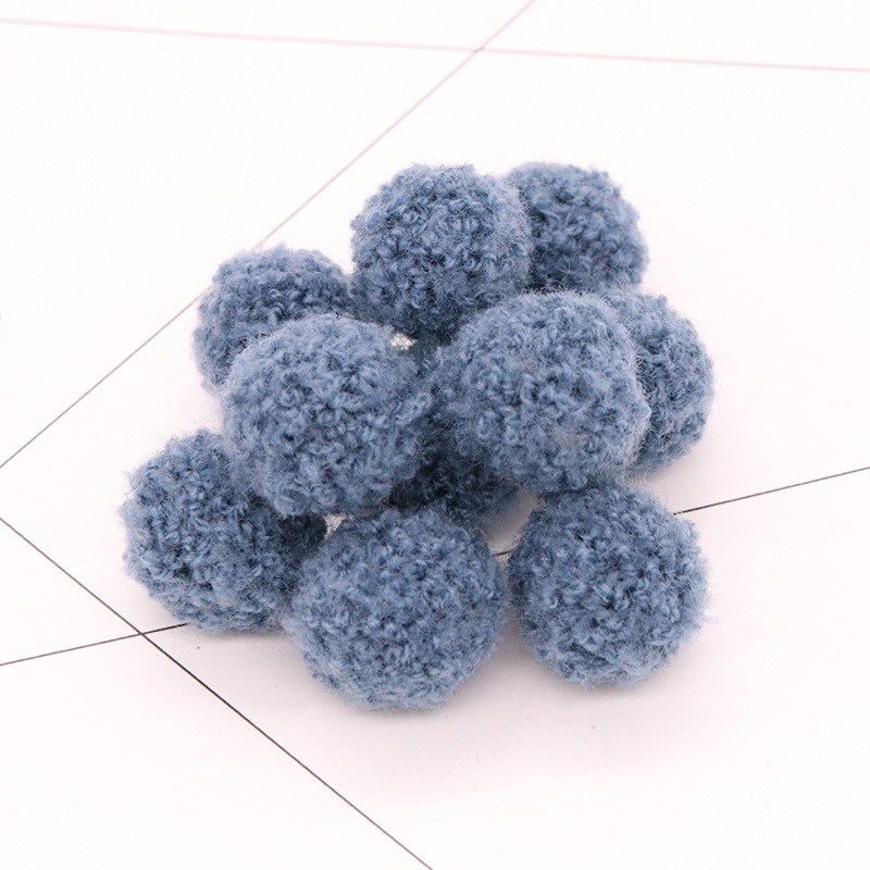 毛球/水貂绒球球/毛球珠/毛绒玩具配件/毛球泰迪球细节图