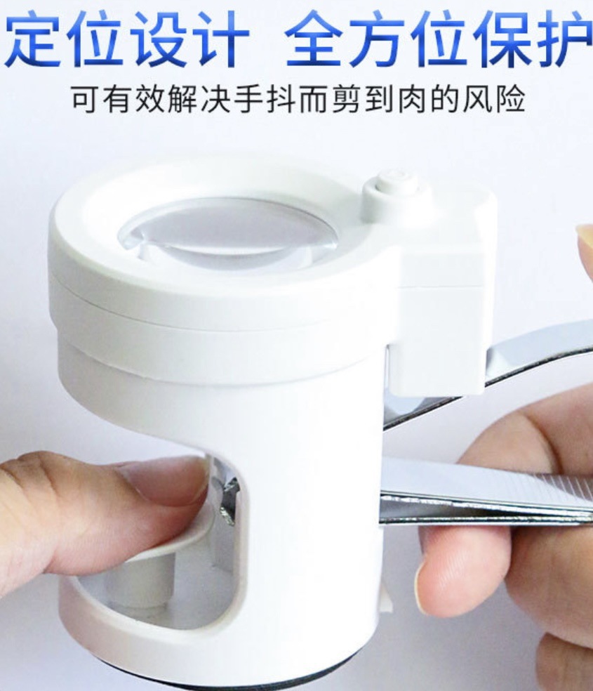 放大镜/百货/老年专用放大镜/vudu速瞄/放大镜灯白底实物图