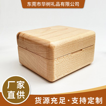 跨境新款木质音乐盒创意摆件枫木八音盒礼物雕刻音乐盒订 制
