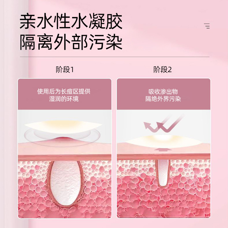 Cross-border best-selling hydrocolloid invisible acne patches, concealer and makeup acne patches, exclusively for export Specification image