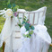 婚礼现场布置仿真花椅背花，产品图