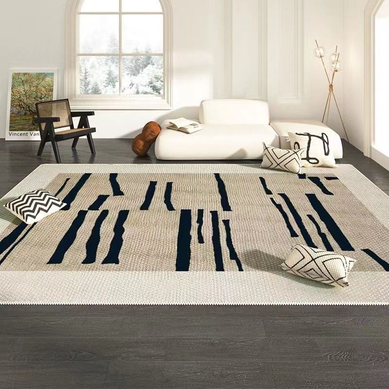 The living room carpet is dirt-resistant and easy to maintain. The sofa is light luxury. The coffee table carpet is modern and simple. The bedroom is fully covered with anti-slip floor MATS details Picture