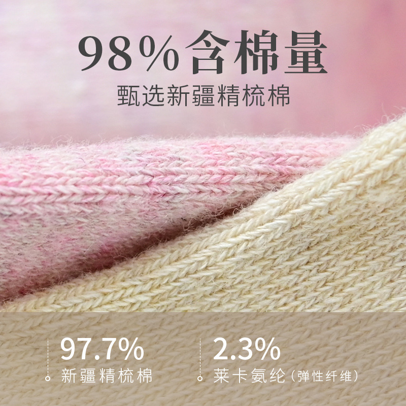 New socks stall a generation of female pure cotton in the tube socks female socks autumn and winter thick cotton stockings leisure pure color deodorized manufacturers wholesale Application Scenario