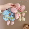 New Korean headwear, tulip large intestine hair band, super cute and sweet girls' hair accessory, children's hair tie and hair band Application Scenario