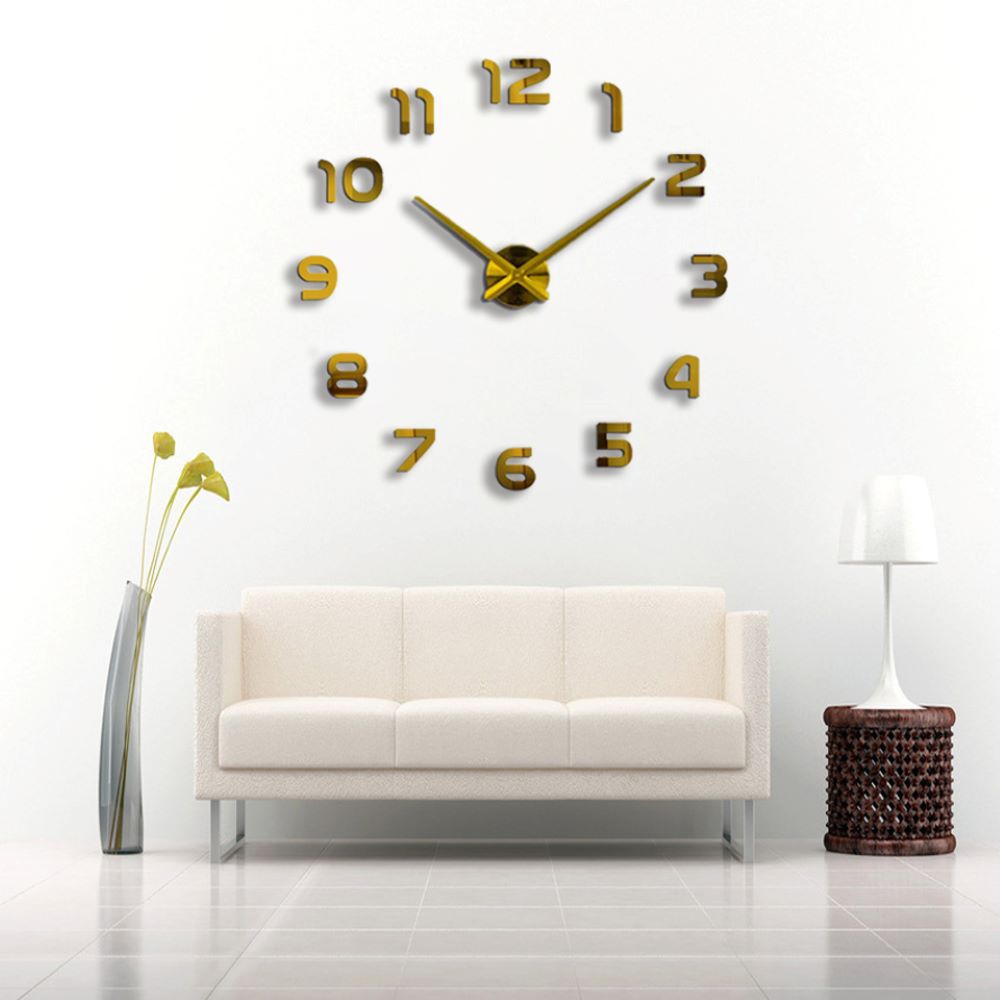 亚克力西班牙简约现代创意DIY挂钟石英时钟客厅装饰壁钟挂表钟表详情图3