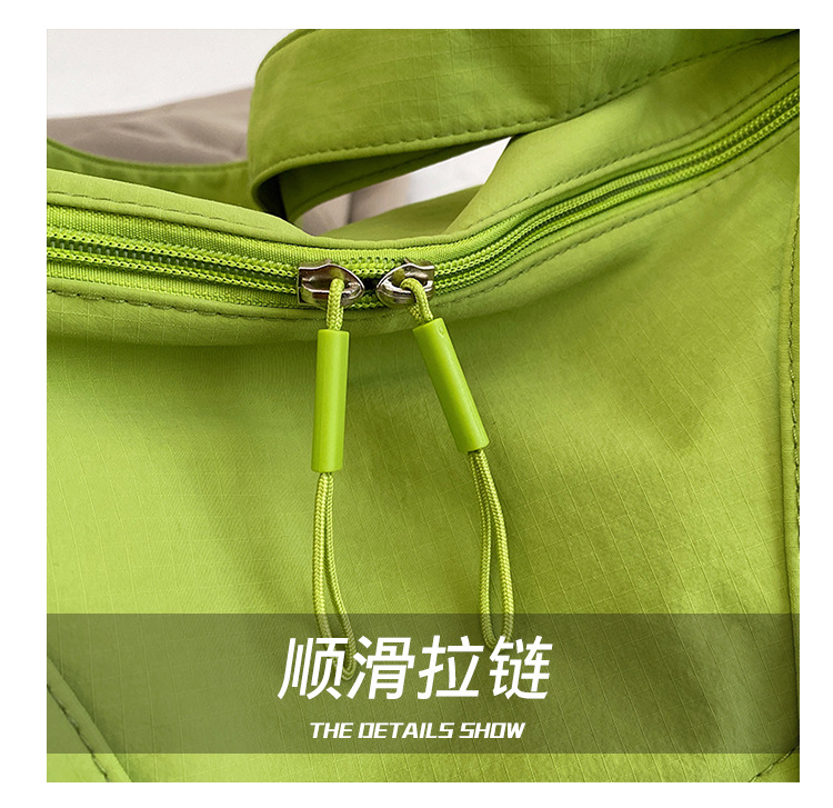 跨境韩版包包女2025新款防水尼龙包时尚新月包百搭轻便斜跨包详情5