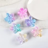 Wholesale of new autumn gradient color laser petal egg flower hair grips, fresh and sweet high ponytail hair clips, and cute hair accessories Specification image
