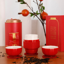 高白瓷旅行功夫茶具套装家用便携式收纳小套快客杯茶杯壶冲泡茶器