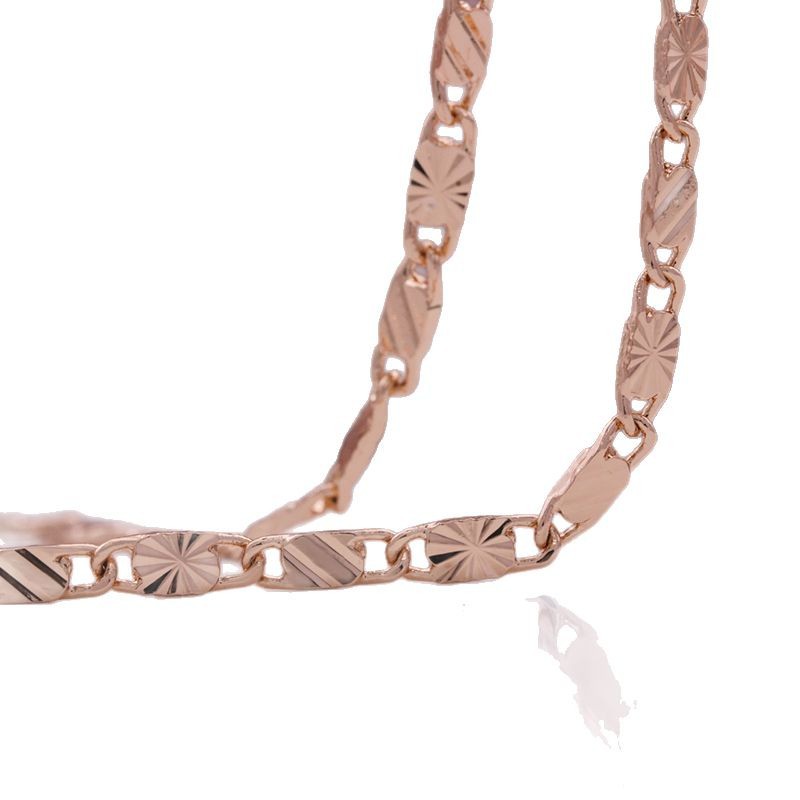 PATAYA's new collarbone chain, high-end and fashionable sweater chain necklace, 585 Russian rose gold jewelry Application Scenario