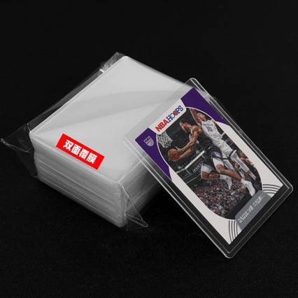 B8 hard card case, Gu card case, fully transparent white light thickened card protection case, 3-inch ins small card, sports star card Specification image