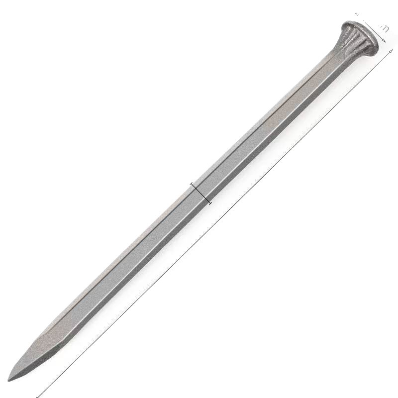 Flat and pointed stone chisels are available for wholesale. They are high-carbon steel stone chisels and tools for breaking stones Item Picture