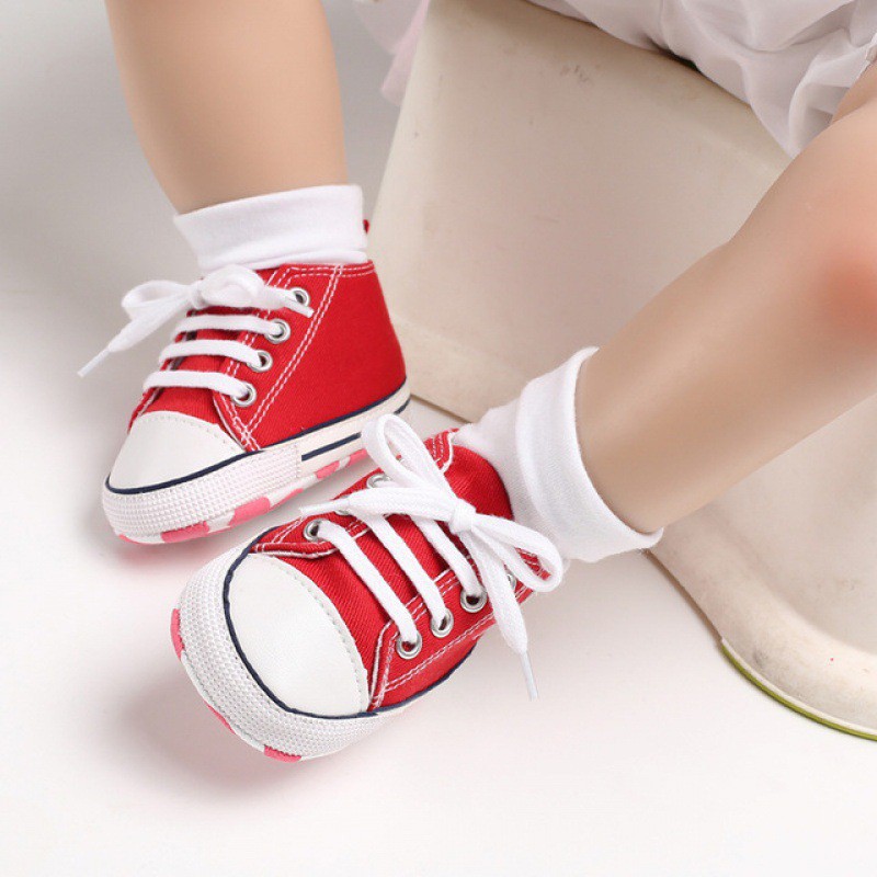Baby shoes, cross-border bestsellers, lace-up canvas shoes, soft-soled babyshoes, babyshoes, light and comfortable Application Scenario