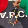 Fun and sweet girl, colorful Apple Paradise necklace, sweet and cool girl style, high appearance level, beaded collarbone chain new style details Picture