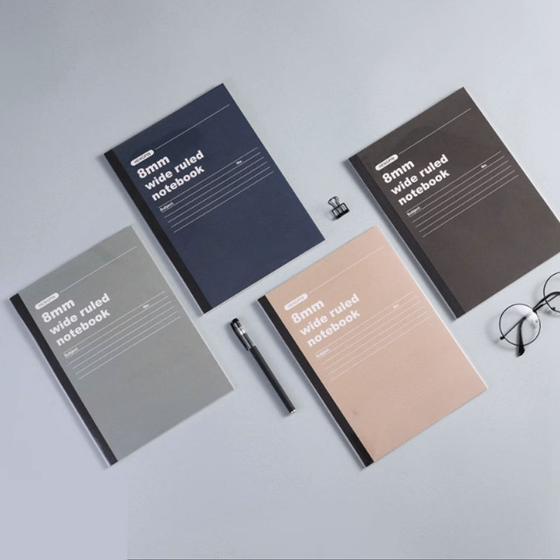 Hengpin Stationery Wide Straight B5 Wireless Adhesive Binding Cute Small Fresh Simple Junior High School 40 Paper Notebook details Picture