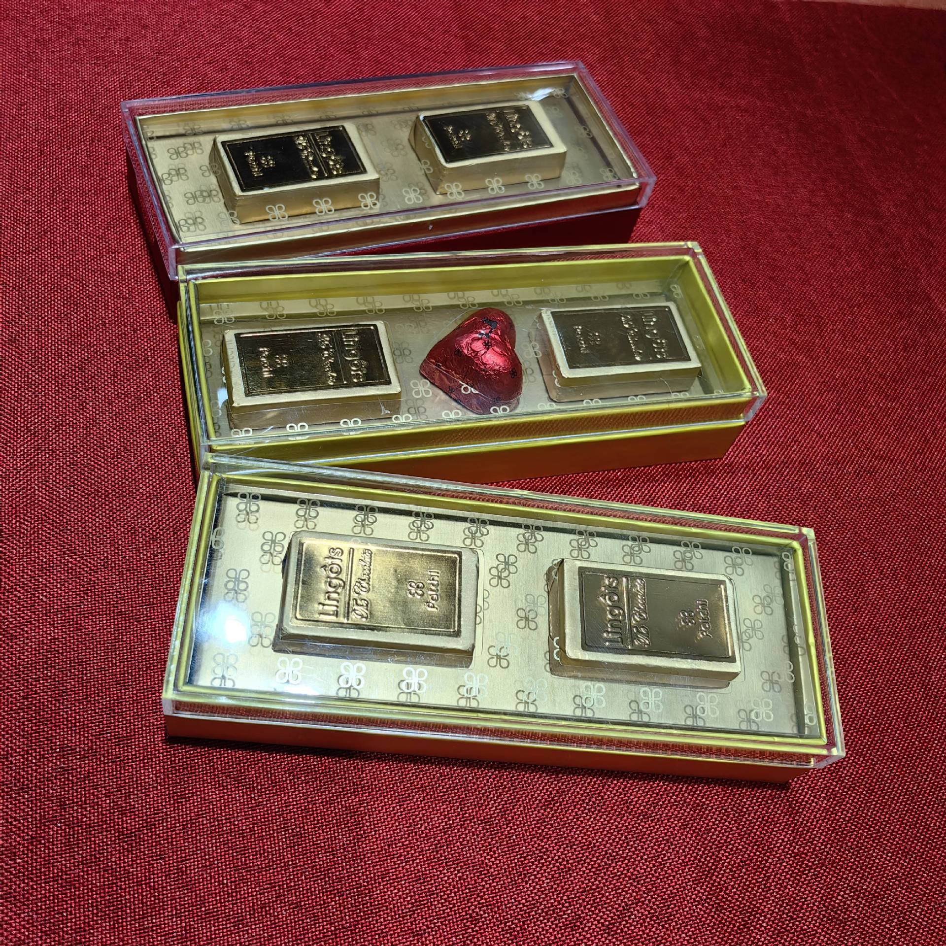 patchi芭驰巧克力金砖2片盒装结婚喜糖伴娘伴手礼巧克力零食内搭