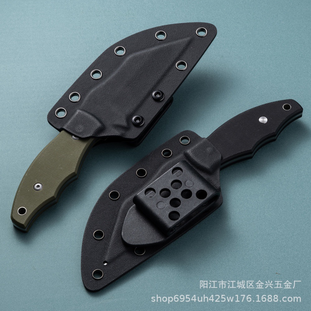 FB09 Outdoor knife self-defense EDC pocket portable G10 handle straight knife Specification image