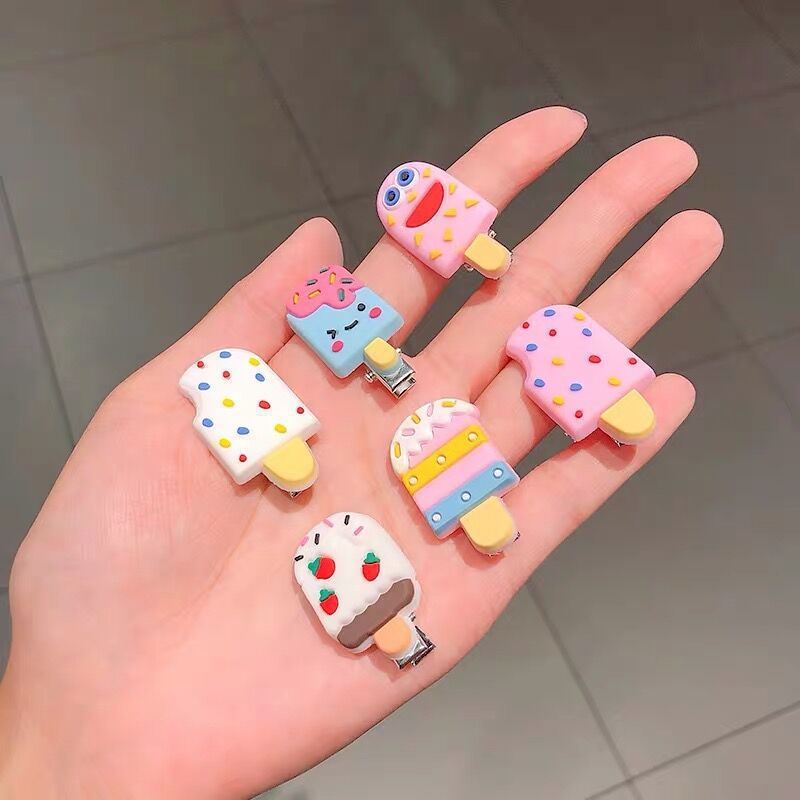 Children's hair clips, baby hair clips, wholesale headwear, girls' grab clips, bb clips, Korean version, cute mini, non-damaging hair accessories Application Scenario
