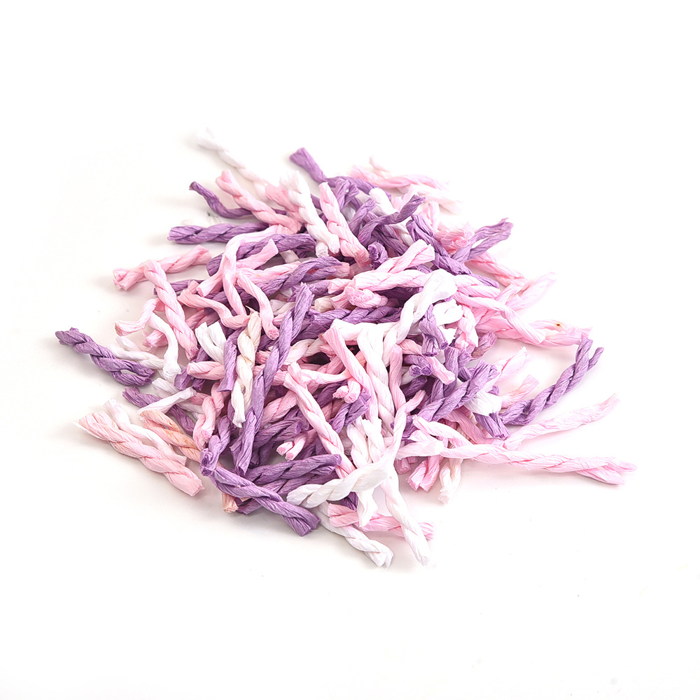 麻绳/棉绳/手工拉菲草绳/米色尼龙绳/腰绳细节图