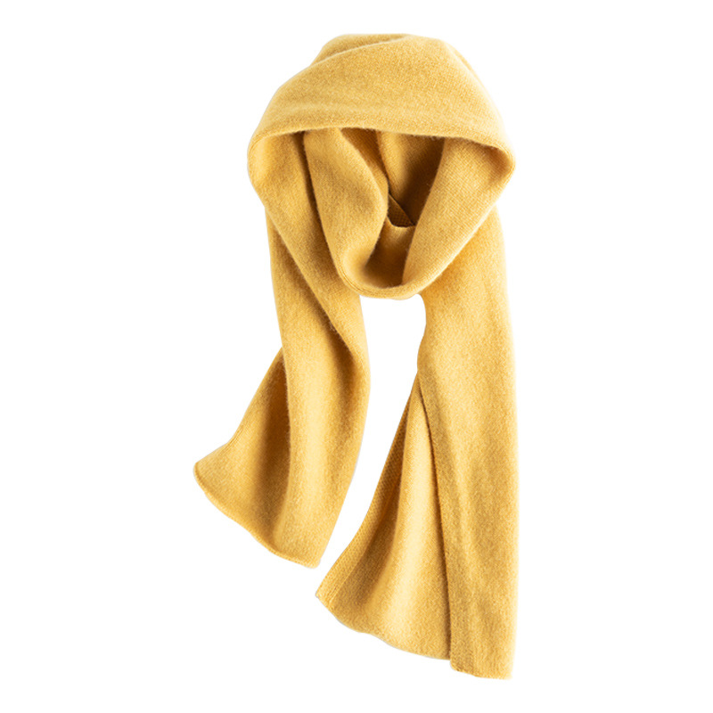 Wholesale Cashmere Scarf Men's And Women's Cashmere Autumn And Winter New Warm Couple Parent-Child Thick Neck Embroidery Item Picture