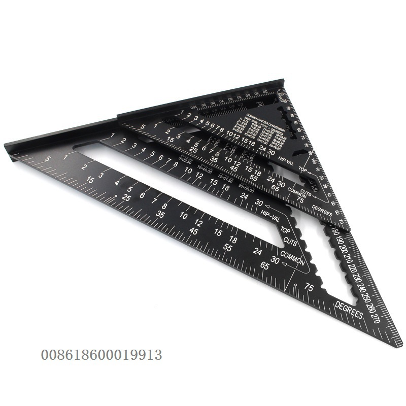 木工三角尺直角尺/ruler/木工工具/五金工具白底实物图