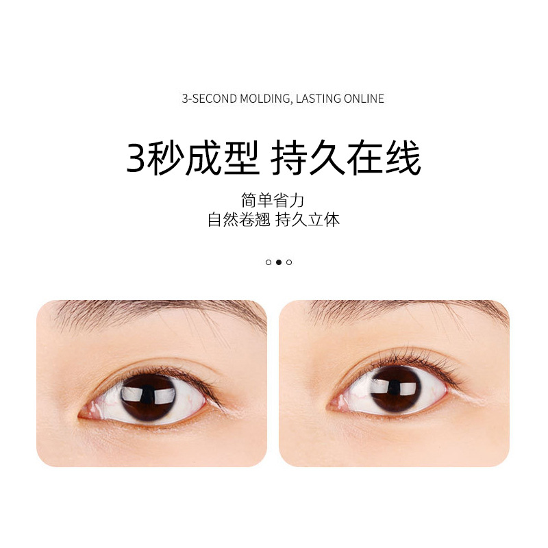 Portable eyelash curler, eyelash curling device, long-lasting curling without damaging eyelashes, mini eyelash curler for ladies details Picture