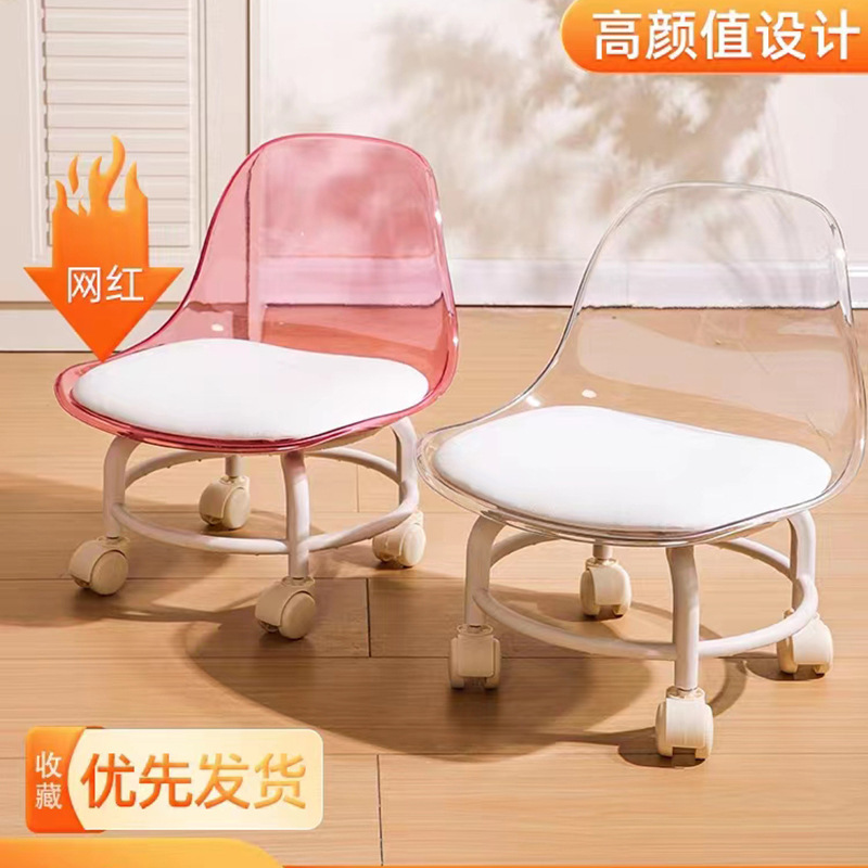 凳子/小板凳/方形小凳子/万向轮小凳子/转椅产品图