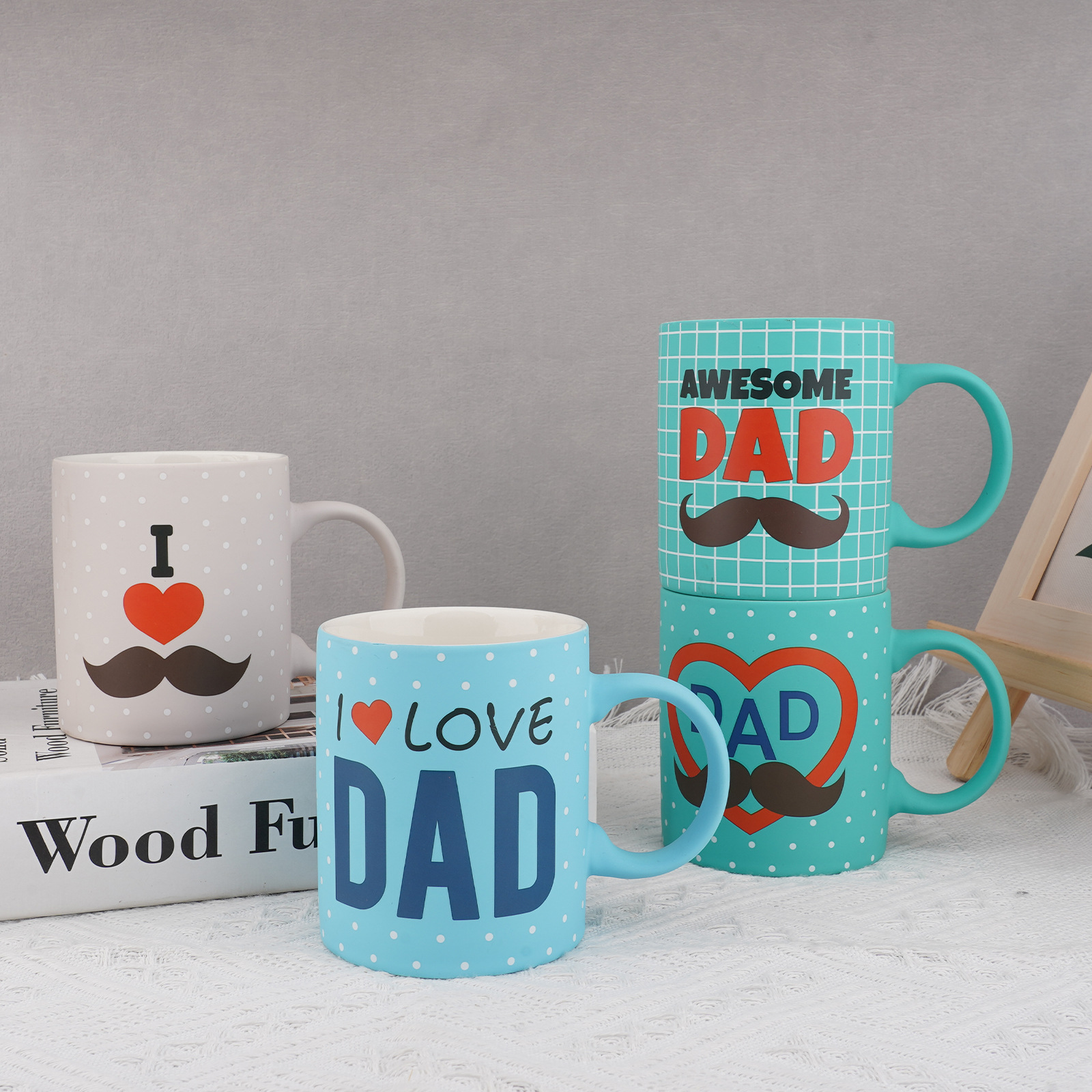 定制低温喷漆柔软橡胶手感陶瓷马克杯咖啡牛奶杯礼品杯醴陵工厂