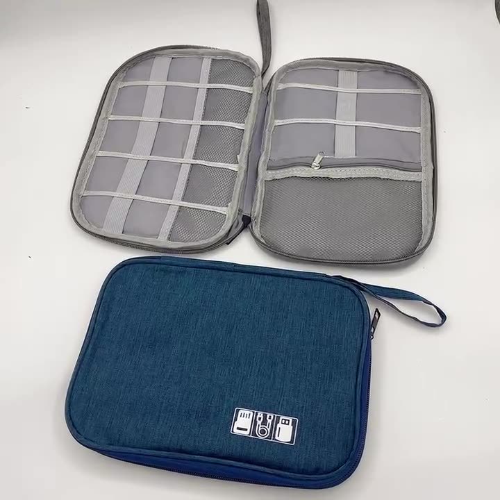 便携防水手提耳机数据线整理收纳包包