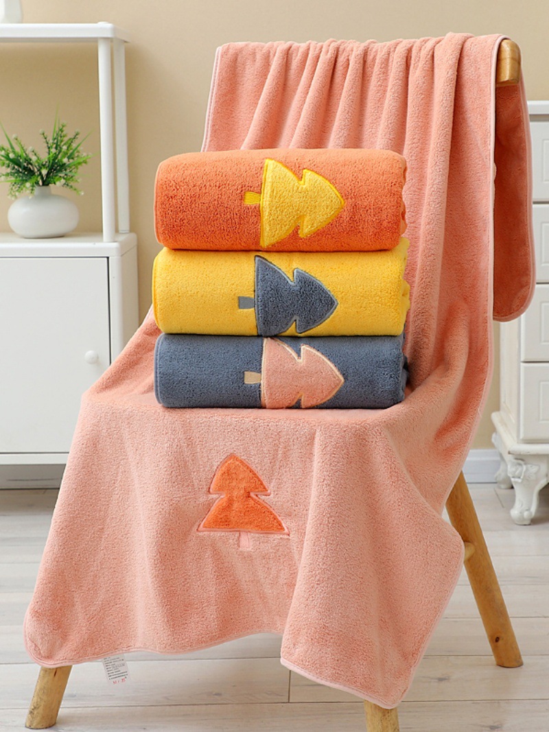 Wholesale [Four Packs] Super Thick Absorbent Towel Bath Towel Face Towel Soft Skin Hair Does Not Drop Adult Quick Dry details Picture