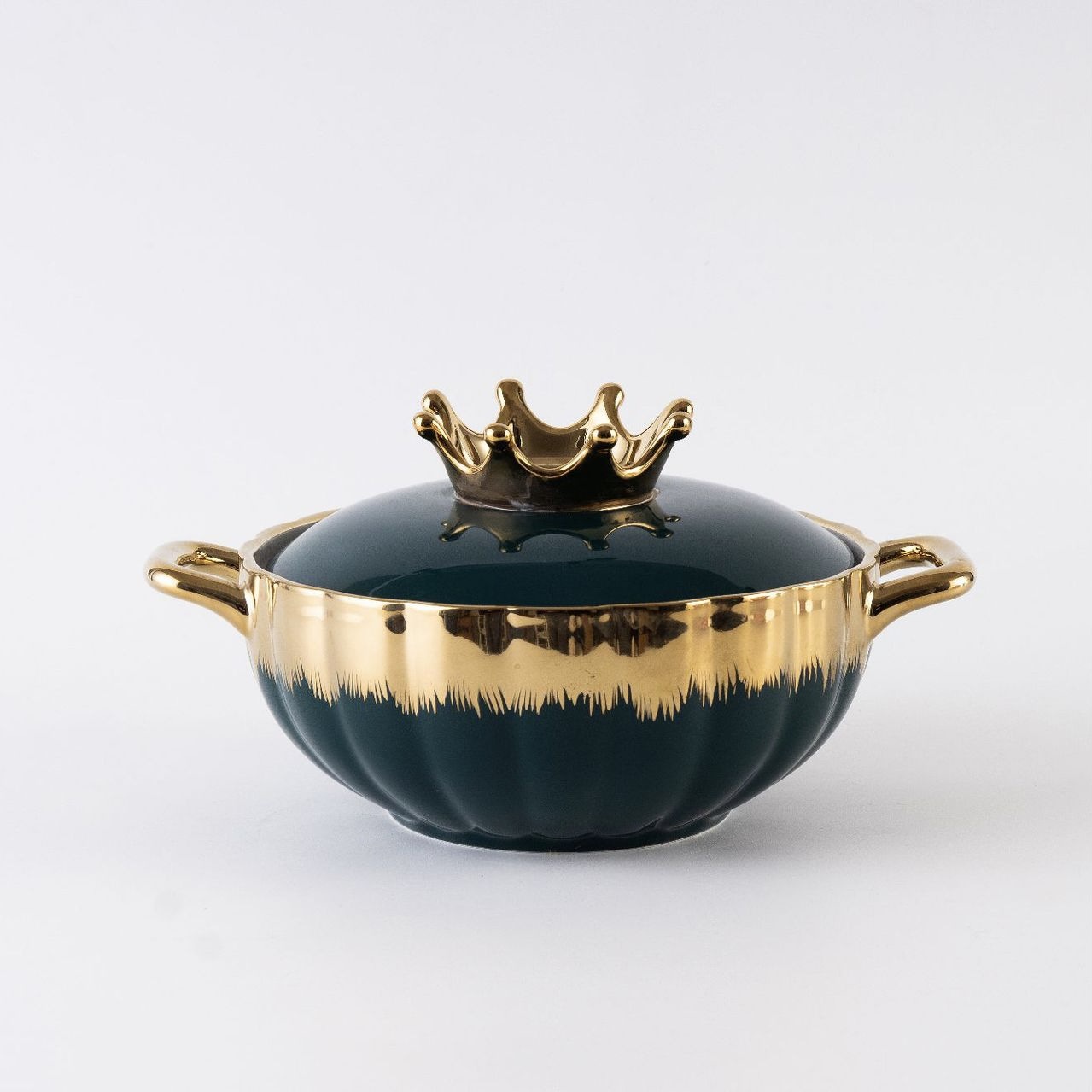 爱仕达不锈钢汤锅/珐琅锅/搪瓷/厨具/电卤桶家用白底实物图