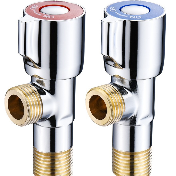 Angle valve, ball valve, water pipe valve, stop valve, faucet, Angle valve, all copper ceramic valve core thickened Item Picture