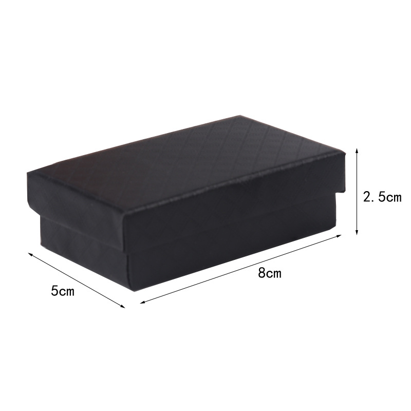 Jewelry Box Paper Jewelry Display Box Necklace Ring Earrings Storage Jewelry Box Cover Box Packaging Box Gift Box Item Picture
