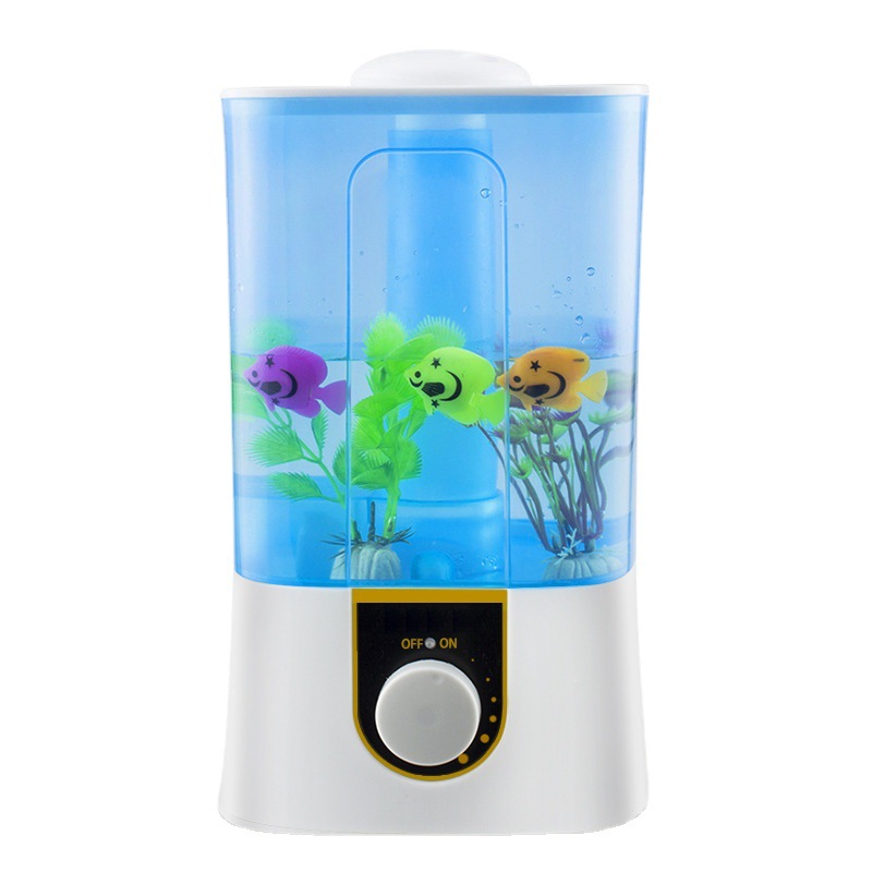 跨境超声波加/加湿器家用/鱼缸雾化器白底实物图