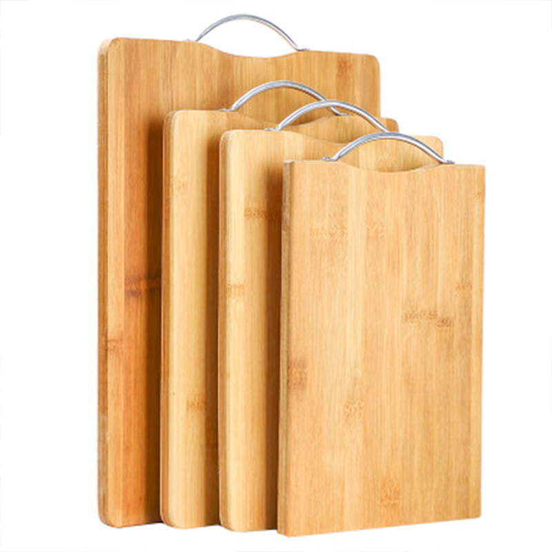 竹制砧板家用厨房餐厅切菜板提手砧板竹木长方形切双面水果案板详情图5