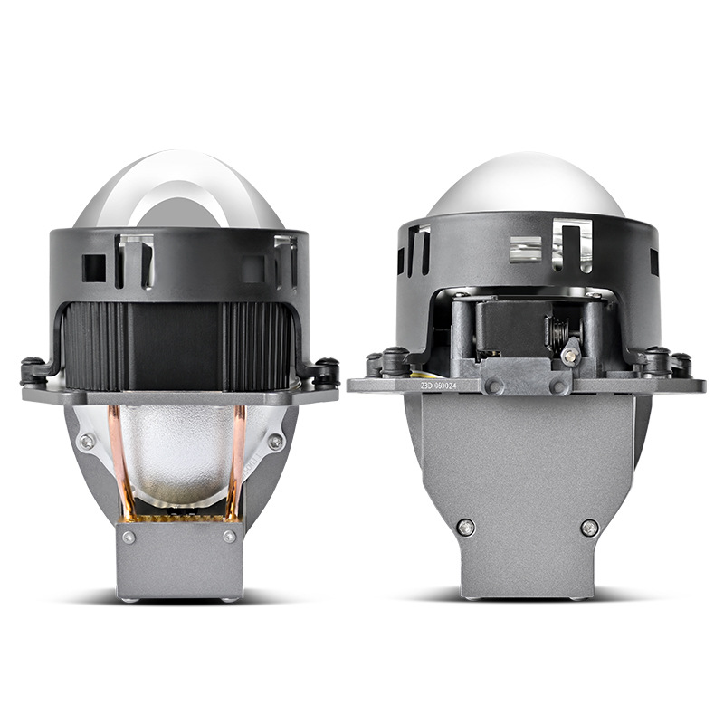 3 Inch Double Lens High Power Laser Headlight 70W Single Direct Light Ultra Bright Near And Far Integrated Car Motorcycle General Item Picture