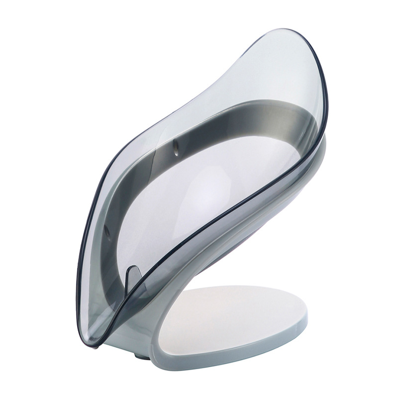 Leaf Soap Box Punch-Free Non-Hydrating Soap Holder Household Shelf Suction Tray Creative Laundry Drain Toilet Item Picture