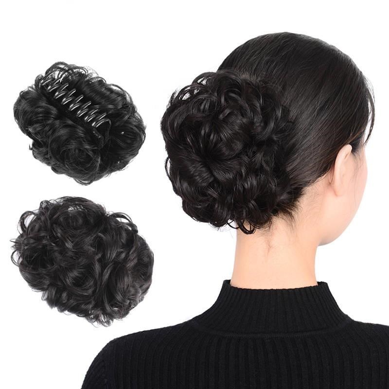 Xuchang wig clips, curling curls, fluffy wigs, bun hair clips, lazy person clips, false hair bags, updo, ponytail details Picture