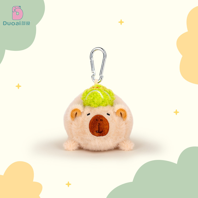 毛绒玩具/玩偶/拉布布/公仔/卡皮巴拉产品图