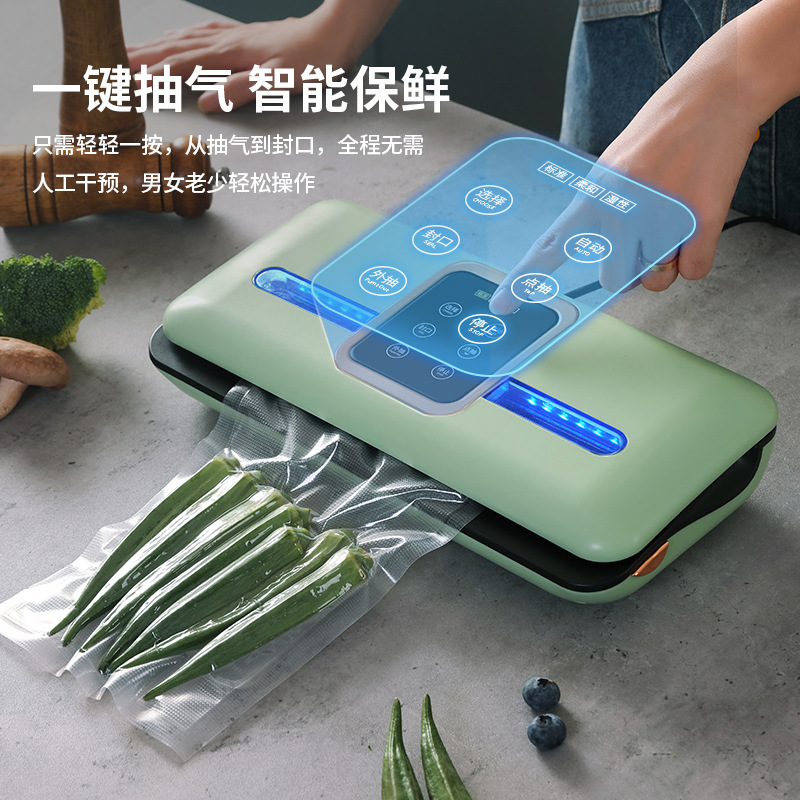Sealing Machine Vacuum Packaging Machine Sealing Machine Automatic Compressor Household Sealed Food Preservation Machine Small Plastic Sealing Machine details Picture